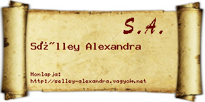 Sélley Alexandra névjegykártya